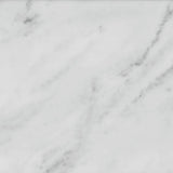 Transolid 37-in White Carrara Natural Marble Single Sink Bathroom Vanity Top