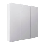 Style Selections 36.25-in x 29.75-in Surface Mount White Mirrored Medicine Cabinet