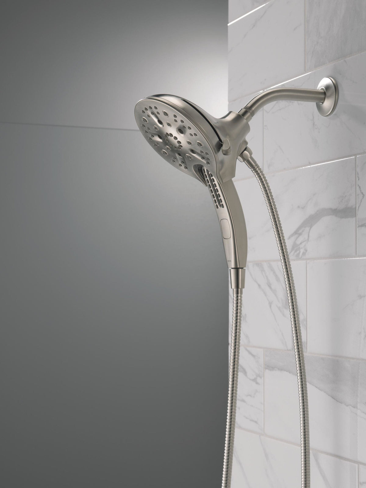 Delta Universal Showering Components Stainless 5-Spray In2ition Dual Shower Head, 1.75 GPM (6.6 LPM)