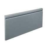 Flexco Captivate Base Sculpture Medium Gray 0.25-in T x 4.25-in W x 96-in L Vinyl Wall Base