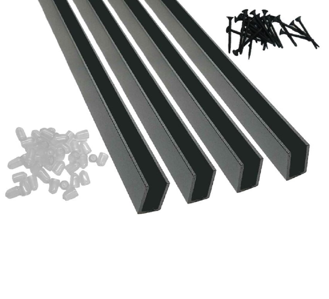 Wild Hog 6-ft x 36-in Black Zinc Primed Powder Coated Metal Deck Rail Kit