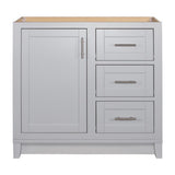 Kinghurst 48 in. W x 21 in. x 33.5 in. H D Bathroom Vanity Cabinet Only in White - Super Arbor
