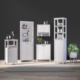 RiverRidge Madison 15.75-in x 67-in x 11.81-in White Freestanding Linen Cabinet