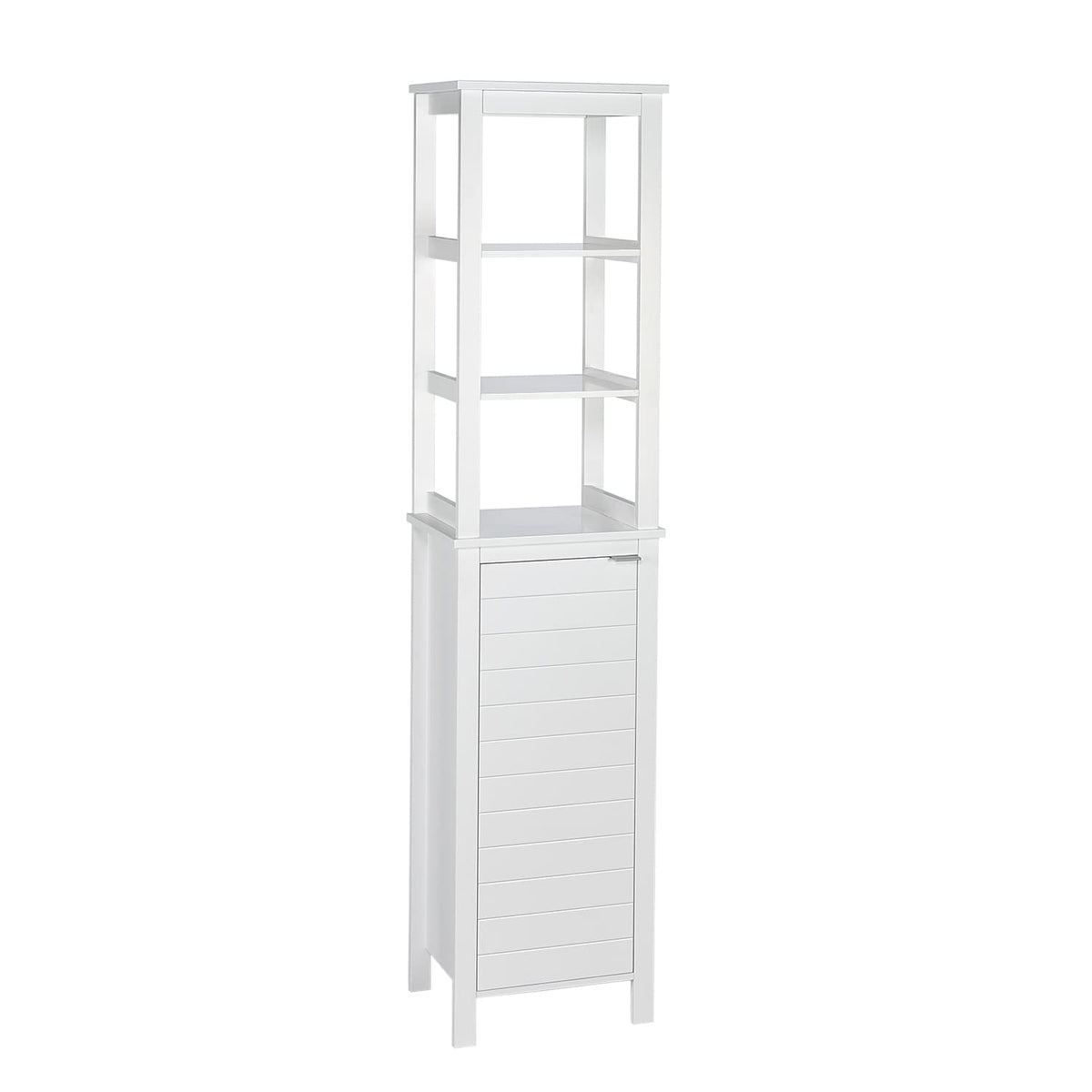 RiverRidge Madison 15.75-in x 67-in x 11.81-in White Freestanding Linen Cabinet