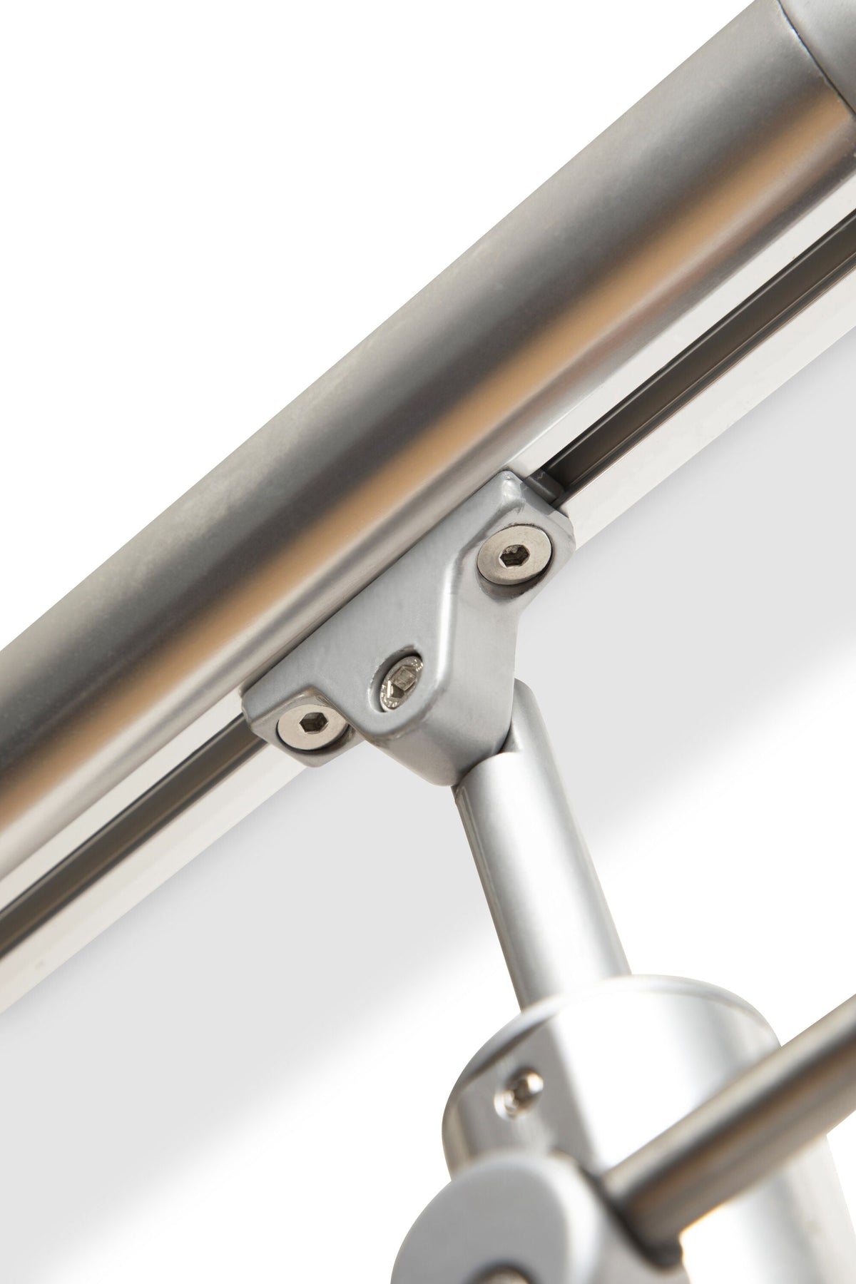 DOLLE 4-1/4-in x 36-in Prova Gray Aluminum Round Deck Baluster