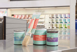Valspar Chalky Paint and Wax Natural Bristle-Polyester Blend Oval 1.95-in Paint Brush