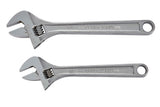 CRAFTSMAN 2-Piece 10-in & 12-in Steel Adjustable Wrench Set, Polished Chrome