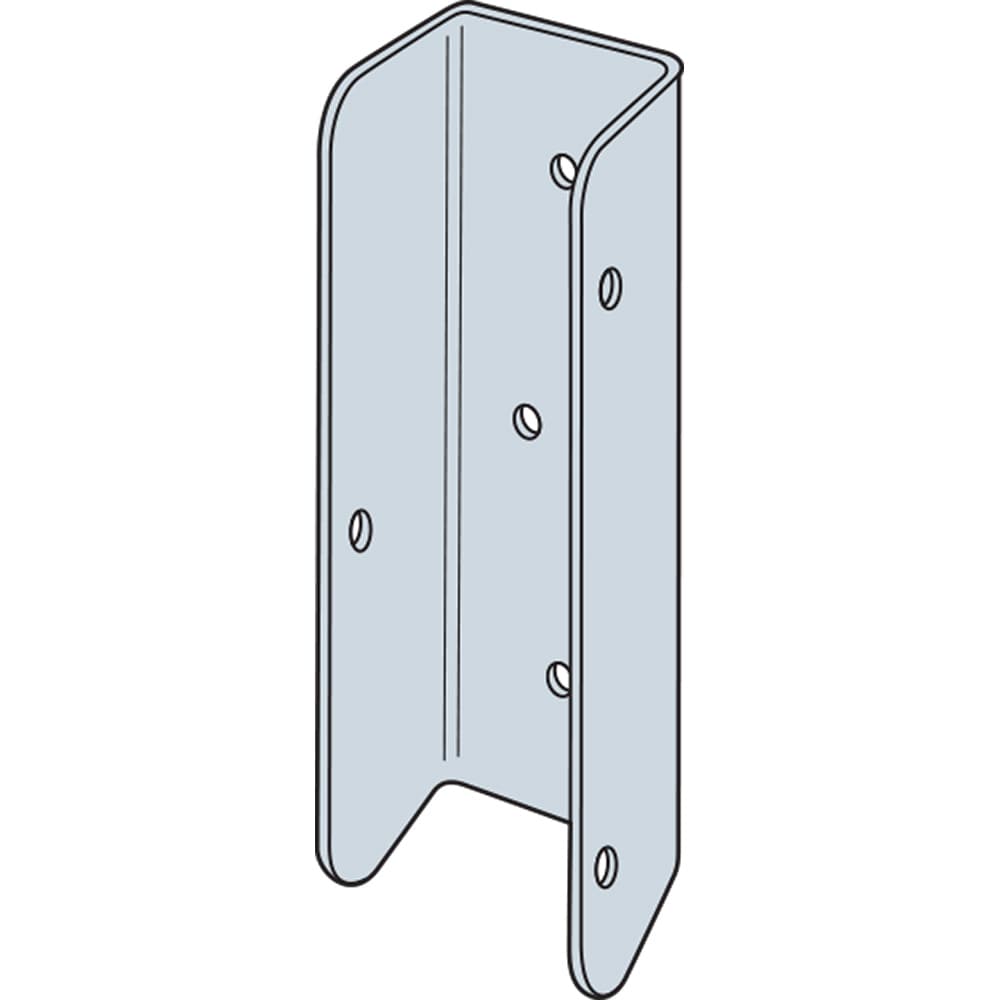 Simpson Strong-Tie FB 1.546-in Zinc Galvanized, G90 Steel Rail Bracket For Wood Fence