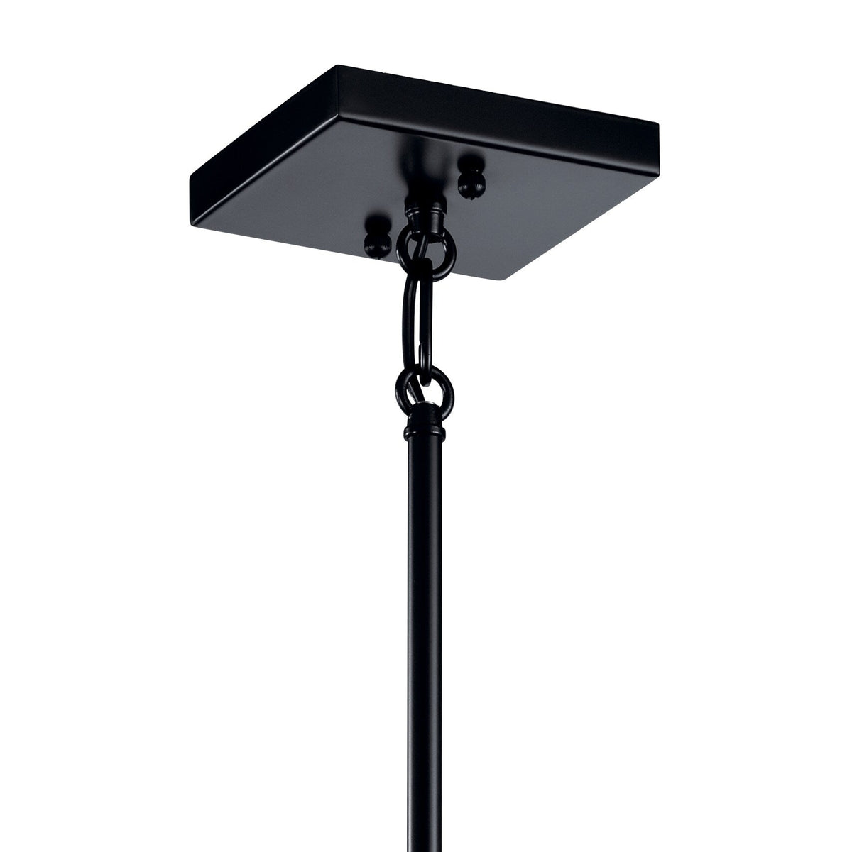 Kichler Sevan 4-Light Black Modern/Contemporary Lantern Medium Hanging Pendant Light