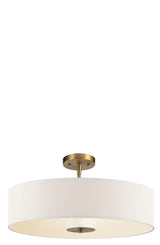 Kichler Drum 3-Light Classic Bronze Transitional Etched Glass Drum Medium Hanging Pendant Light