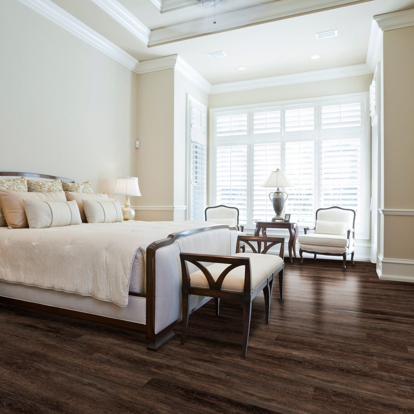 CALI Vinyl Pro Classic Shadowed Oak 7-in W x 48-in L x 5.5-mm Waterproof Interlocking Luxury Vinyl Plank Flooring (23.77-sq ft/carton)