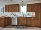 Diamond NOW Weyburn 12-in W x 35-in H x 23.75-in D Saddle Door and Drawer Base Stock Cabinet