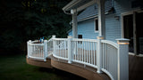 TimberTech Classic Composite RadianceRail White Composite Deck Rail Kit