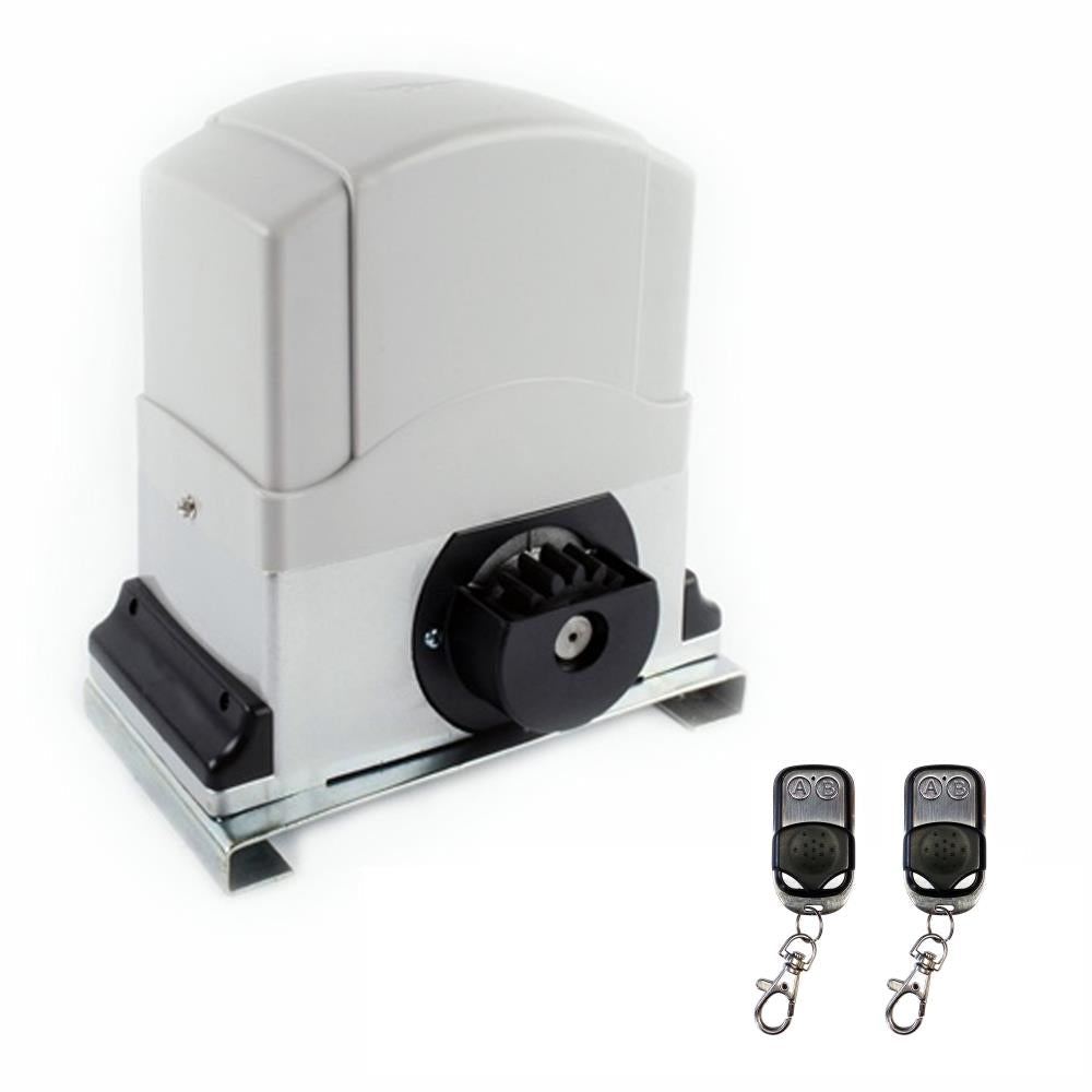 ALEKO 60-ft Slide Universal Battery Driveway Gate Opener Kit (Solar Compatible)