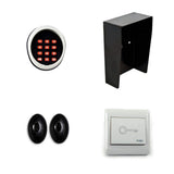 ALEKO 20-ft Dual Swing Universal Electric Driveway Gate Opener Kit (Solar Compatible)
