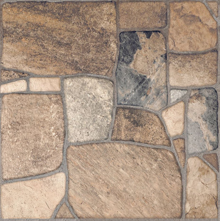 Style Selections Savestro Brown 17-in x 17-in Matte Ceramic Floor and Wall Tile product image