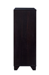 Furniture of America Garrett 31-in x 40-in Brown Rectangle Bar Cabinet