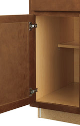 Diamond NOW Weyburn 12-in W x 35-in H x 23.75-in D Saddle Door and Drawer Base Stock Cabinet