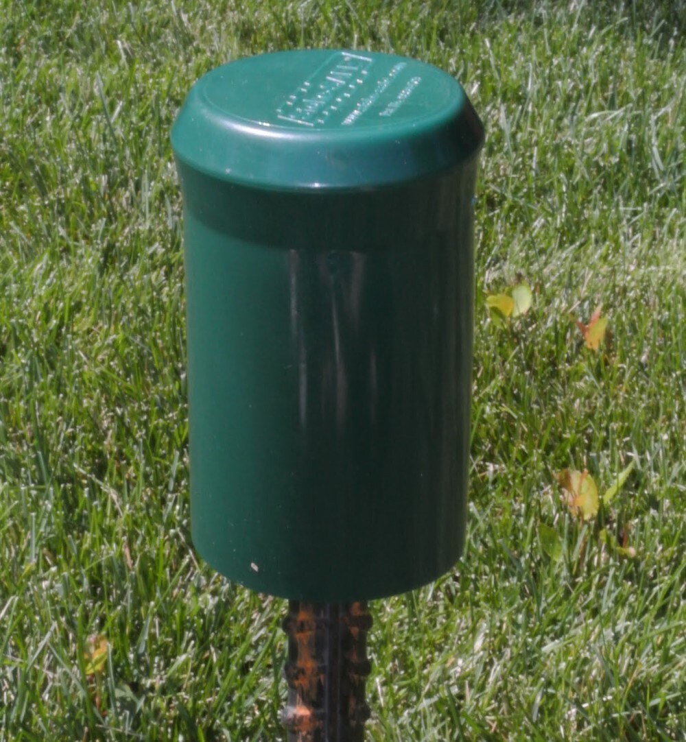 Stake-Safe 4-in W x 11-in L Green T-post/u-post Fence Safety Cap- Fits Common Post Measurement: 4-in x 4-in