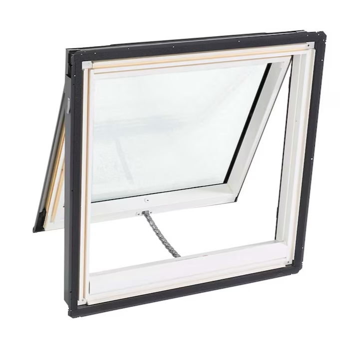 VELUX 30.06-in x 37.88-in Solar-powered Venting Deck Mount Skylight with Laminated Low-e Argon Glass