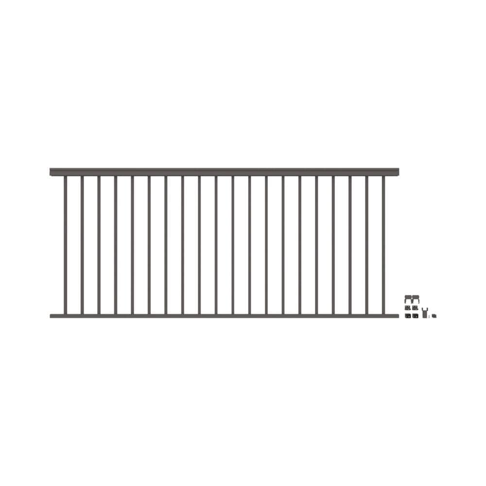 Freedom VersaRail Classic 8-ft x 42-in Matte Bronze Aluminum Deck Rail Kit