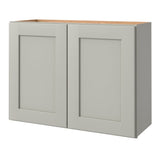 allen + roth Stonewall 33-in W x 24.5-in H x 12-in D Stone Wall Fully Assembled Cabinet (Flat Panel Shaker Door Style)