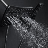 AKDY 9-in Antique Bronze 4-Spray Rain Dual Shower Head 1.8-GPM (6.8-LPM)