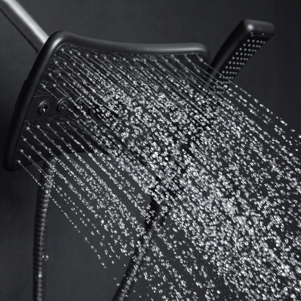 AKDY 9-in Antique Bronze 4-Spray Rain Dual Shower Head 1.8-GPM (6.8-LPM)