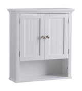 OSHOME Pleasant White 22-in x 25.5-in x 7.9-in Pleasant White Bathroom Wall Cabinet