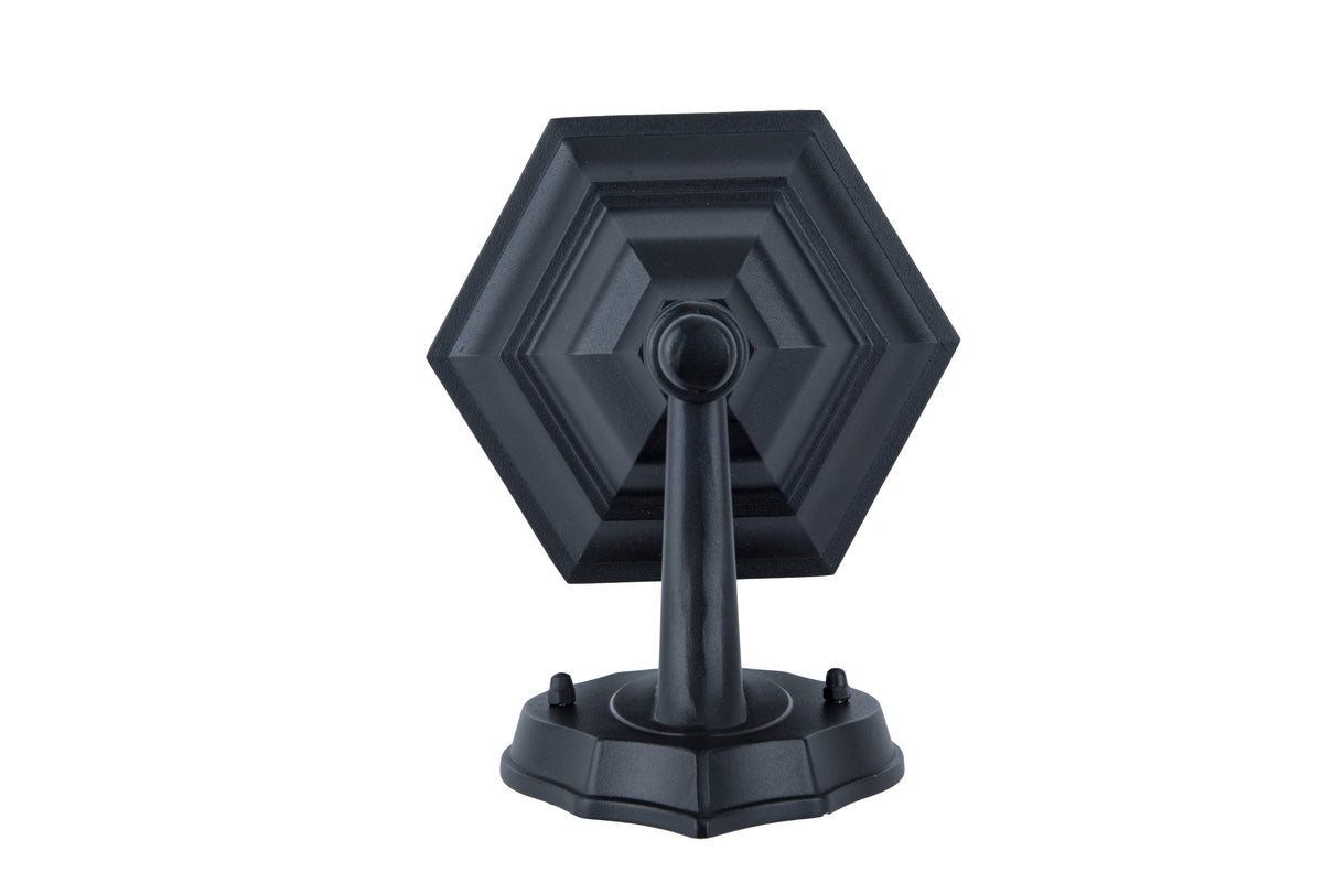 Project Source Henfield 11.81-in H Matte Black Outdoor Wall Lantern, Medium Base (E-26)