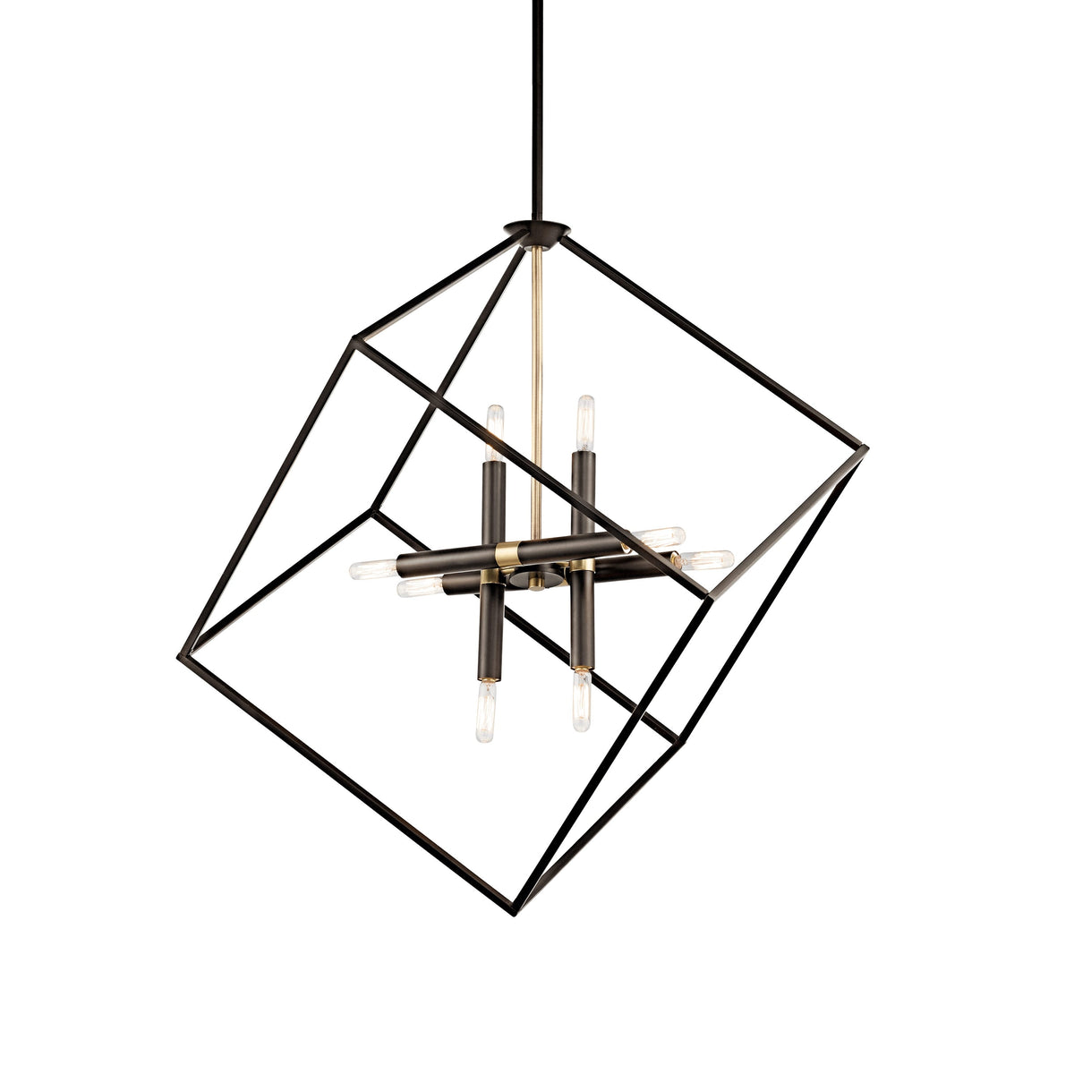 Kichler Cartone 8-Light Bronze Modern/Contemporary Chandelier