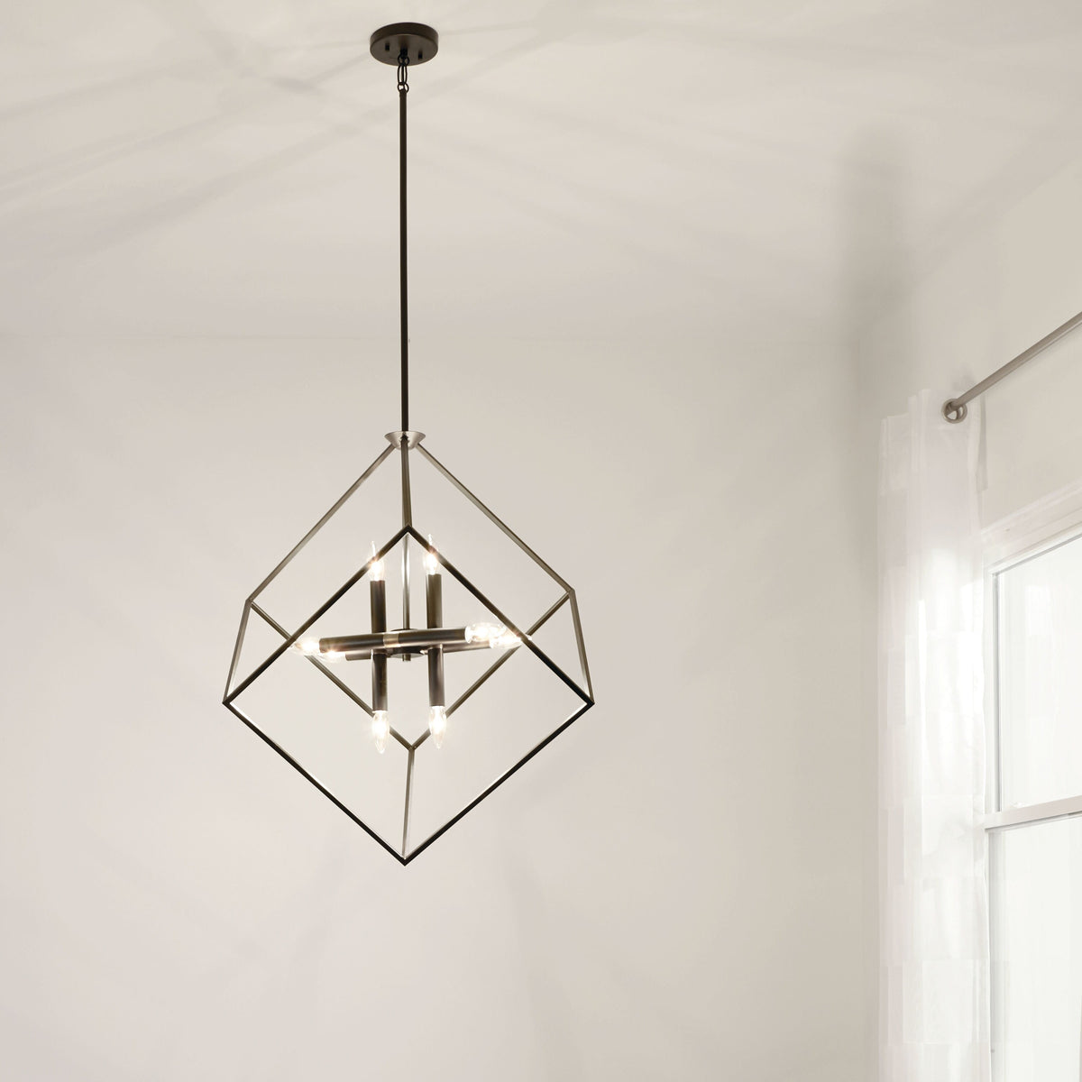 Kichler Cartone 8-Light Bronze Modern/Contemporary Chandelier
