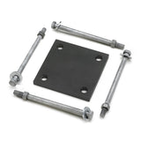 Trex 4.5-in x 4.5-in Signature Black Aluminum Line Connector (4-Pack)