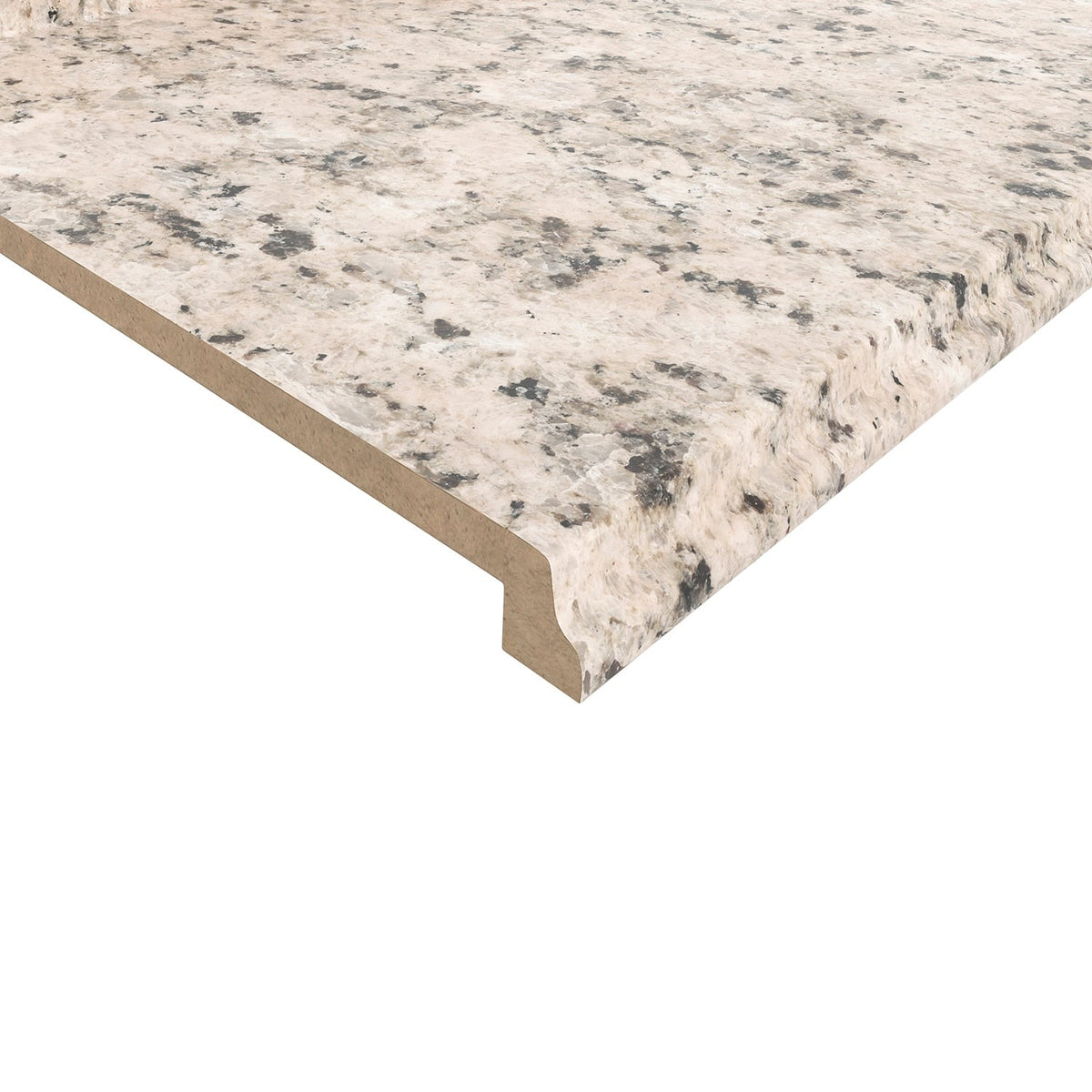 VT Dimensions Formica 4-ft Ouro Romano Etchings Straight Laminate Kitchen Countertop with Integrated Backsplash