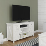 Ameriwood Home Winthrop Transitional Ivory Oak Tv Cabinet (Accommodates TVs up to 60-in)