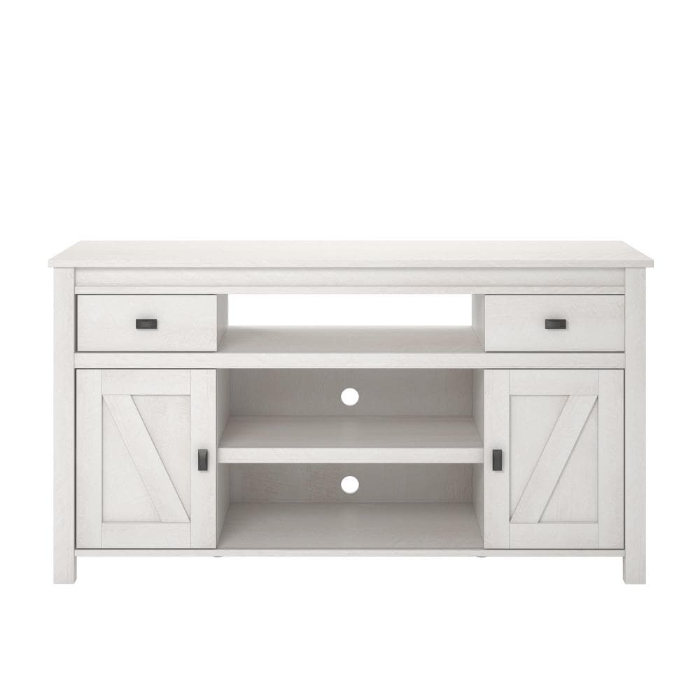 Ameriwood Home Winthrop Transitional Ivory Oak Tv Cabinet (Accommodates TVs up to 60-in)