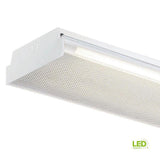 4 ft. x 9 in. 50-Watt 2-Light White LED Flushmount MV Wraparound Light with 3,500 Lumens T8 LED 5000K Tubes - Super Arbor