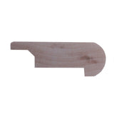 Flexco Solid Wood Stair Nose, Phoenix Prefinished Hickory, 2.75-in W x 78-in L