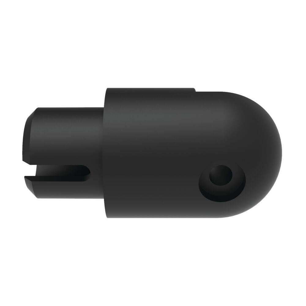 Freedom 3.75-in x 3.75-in Matte Black Aluminum Line Connector
