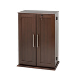 Prepac Espresso Transitional Composite Media Cabinet