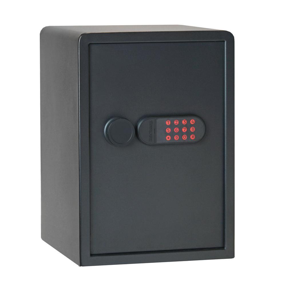 Sanctuary Home and Office Security Series Front Open Personal Vault with 2-Shelves and Illuminated E-Lock - Super Arbor