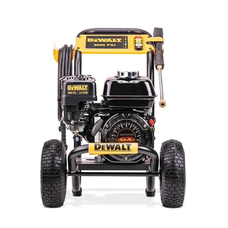 DEWALT 3600 PSI at 2.5 GPM HONDA GX200 with AAA Triplex Pump Cold Water Professional Gas Pressure Washer