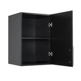 Prepac Elite 16-in W x 24-in H Wood Composite Black Wall-mount Utility Storage Cabinet