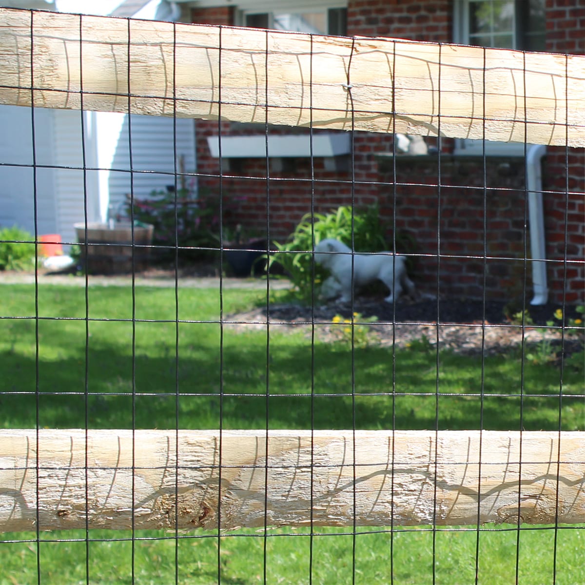 GARDEN CRAFT Black Steel Welded Wire Fencing, 50-Ft x 4-Ft, PVC-Coated