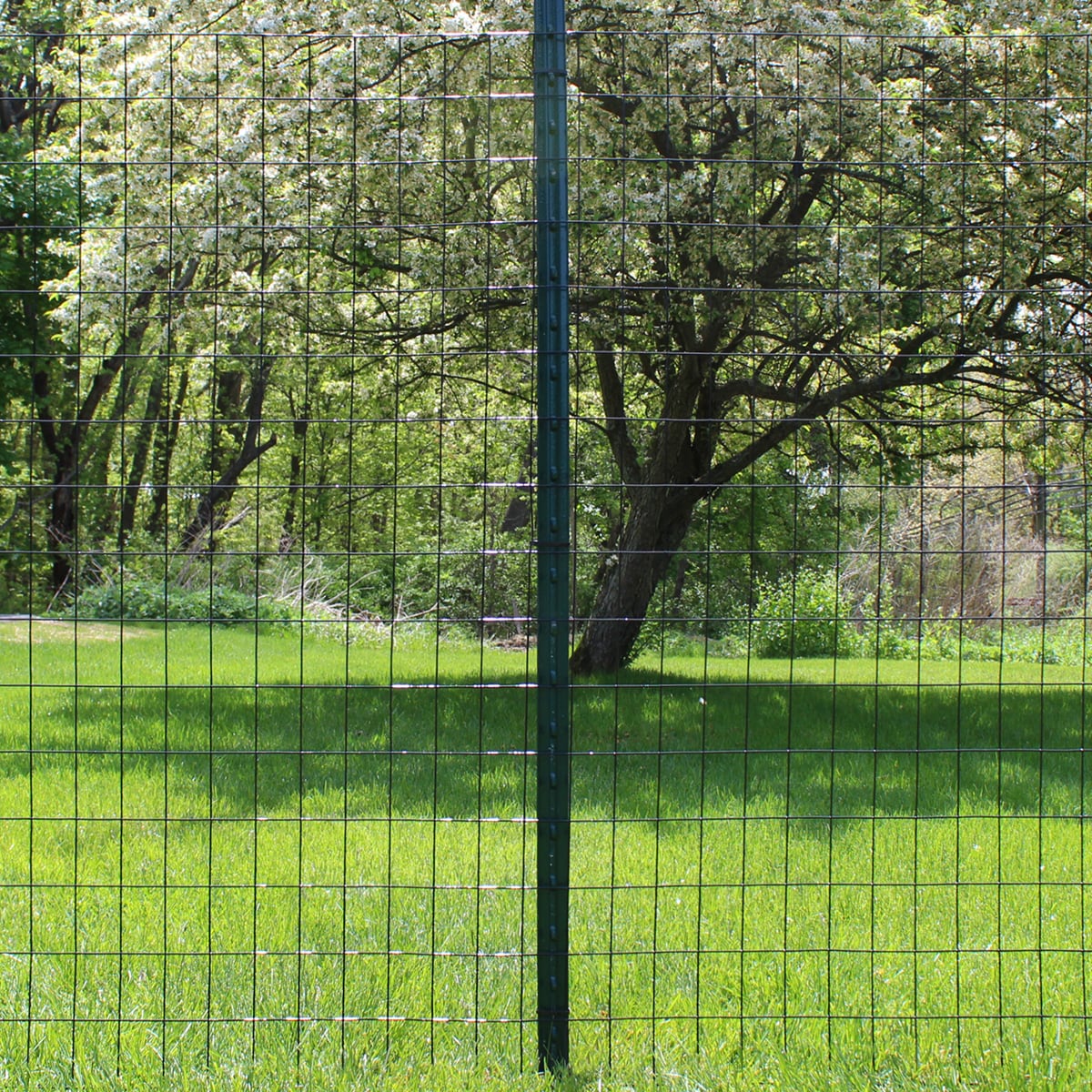 GARDEN CRAFT Black Steel Welded Wire Fencing, 50-Ft x 4-Ft, PVC-Coated
