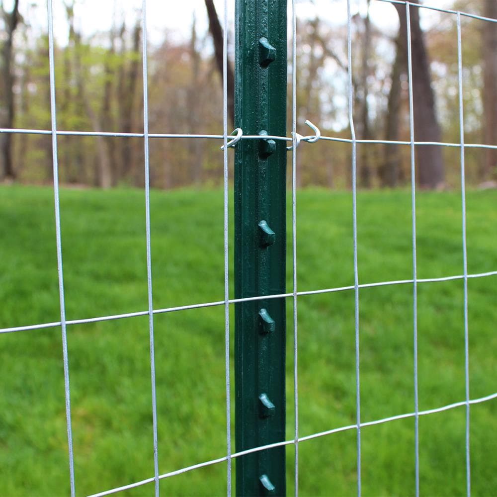 IRONRIDGE 100-Ft x 4-Ft 14-Gauge Gray Steel Welded Wire Fence