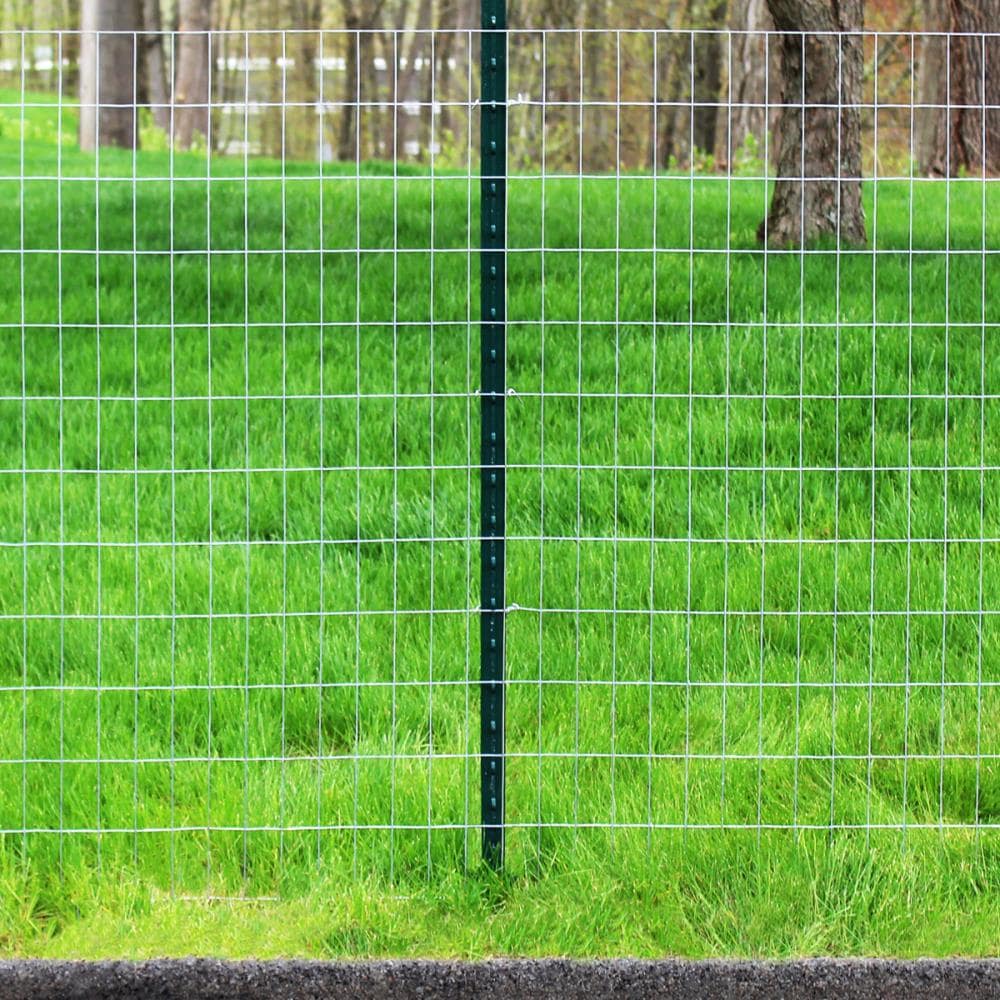 IRONRIDGE Gray Steel Welded Wire Rolled Fencing with Mesh Size 2-in x 4-in