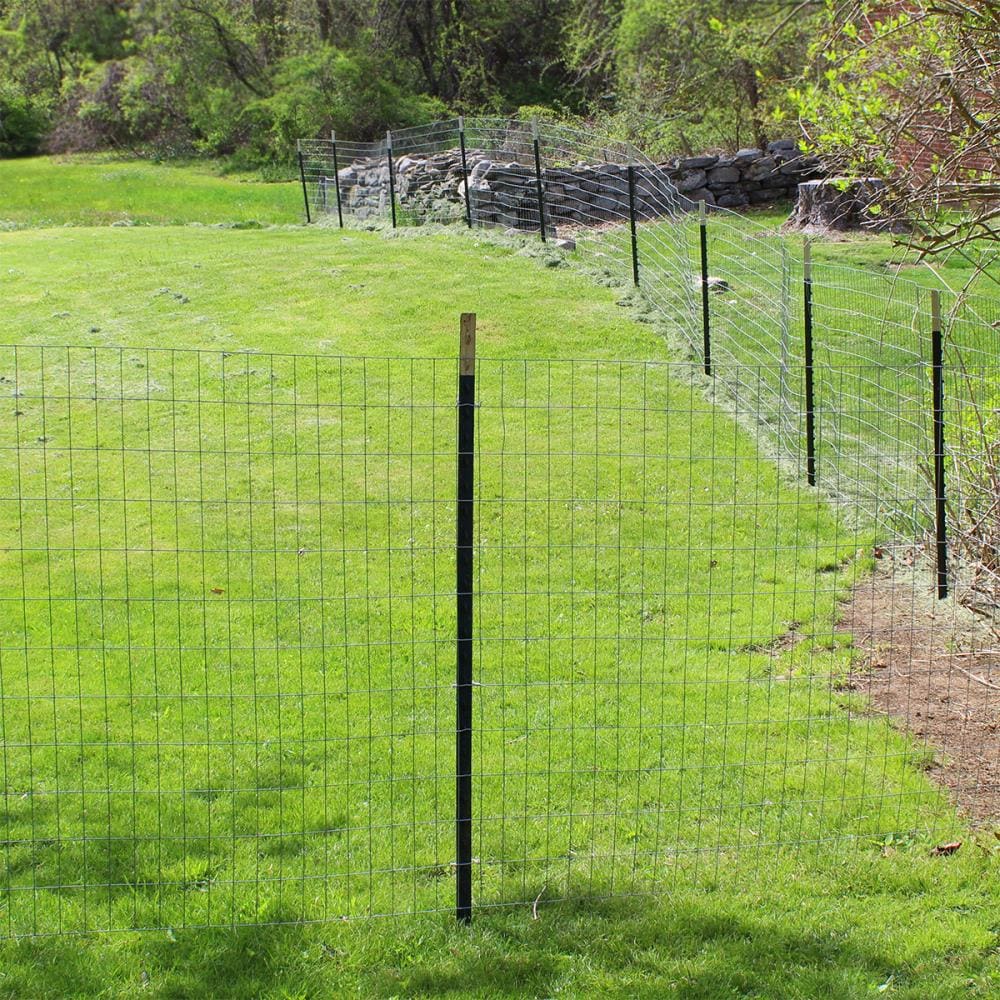 IRONRIDGE Gray Steel Welded Wire Rolled Fencing with Mesh Size 2-in x 4-in