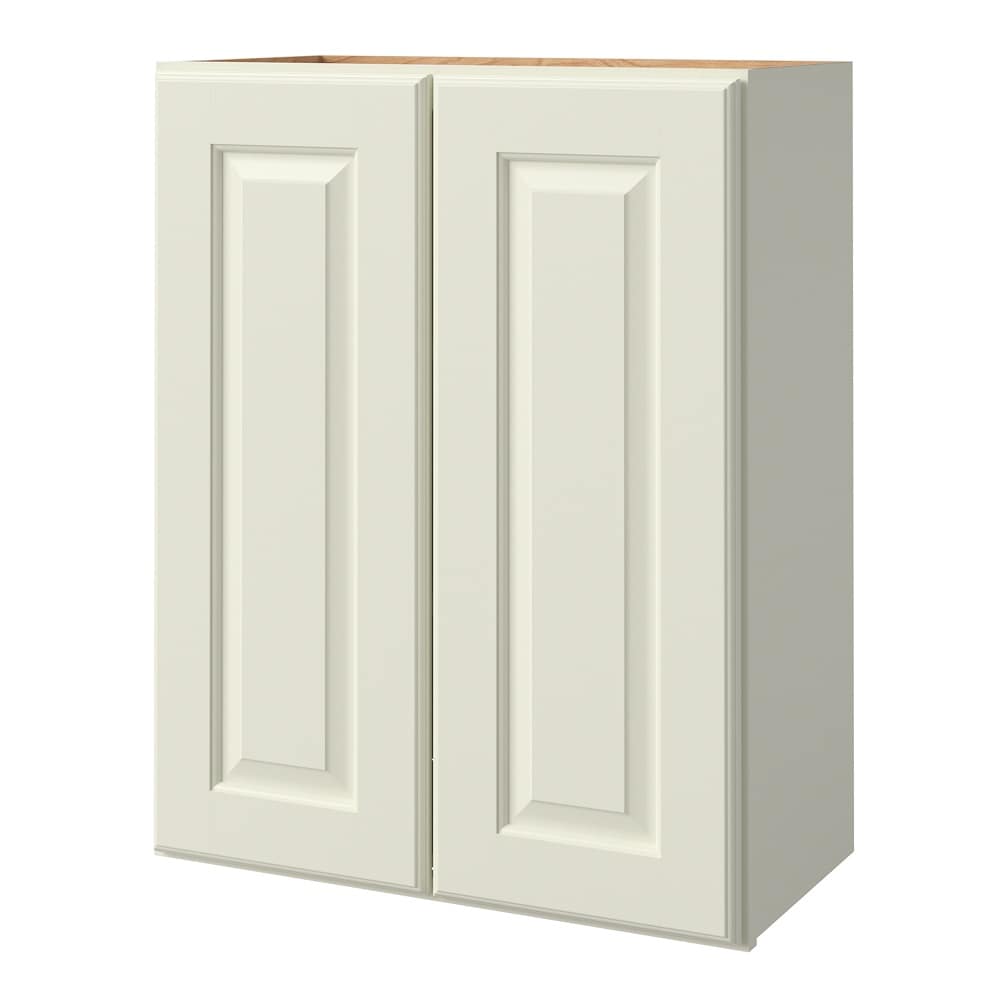 allen + roth Pattingham 24-in W x 30.125-in H x 12-in D Harbor Wall Fully Assembled Cabinet (Raised Panel Square Door Style)