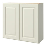 allen + roth Pattingham 33-in W x 36.125-in H x 12-in D Harbor Wall Fully Assembled Cabinet (Raised Panel Square Door Style)